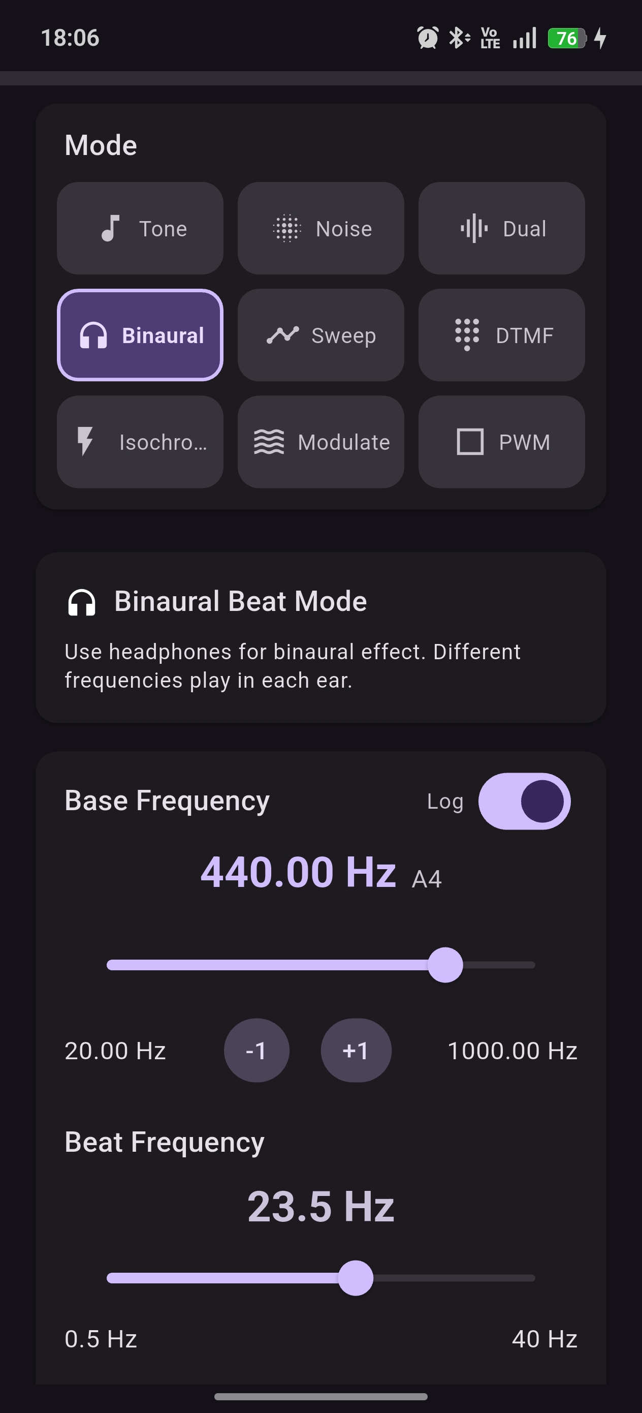 Binaural Mode