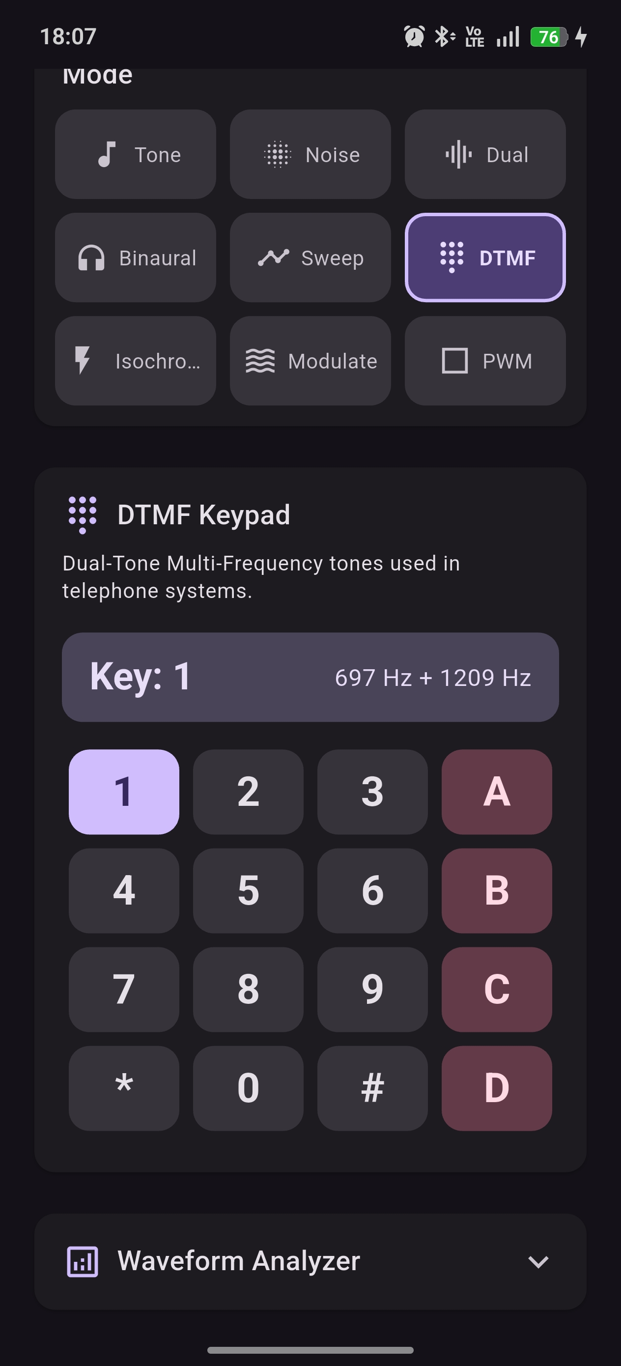 DTMF Mode